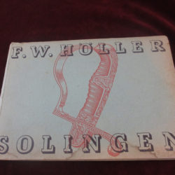 F.W. Holler sales catalog