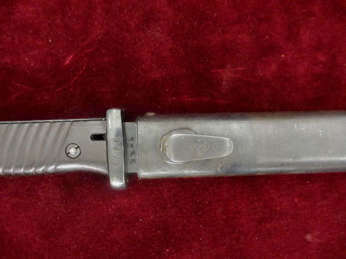 K98 German Combat Bayonet River Valley Militaria