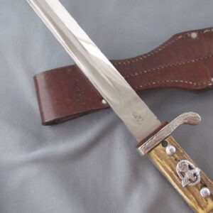 German Rural Police Bayonet and Frog