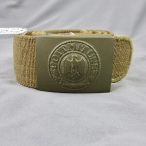 Heer DAK (tropical) painted buckle and web (canvas) belt