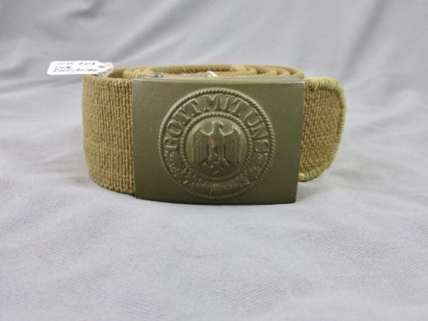 Heer DAK (tropical) painted buckle and web (canvas) belt
